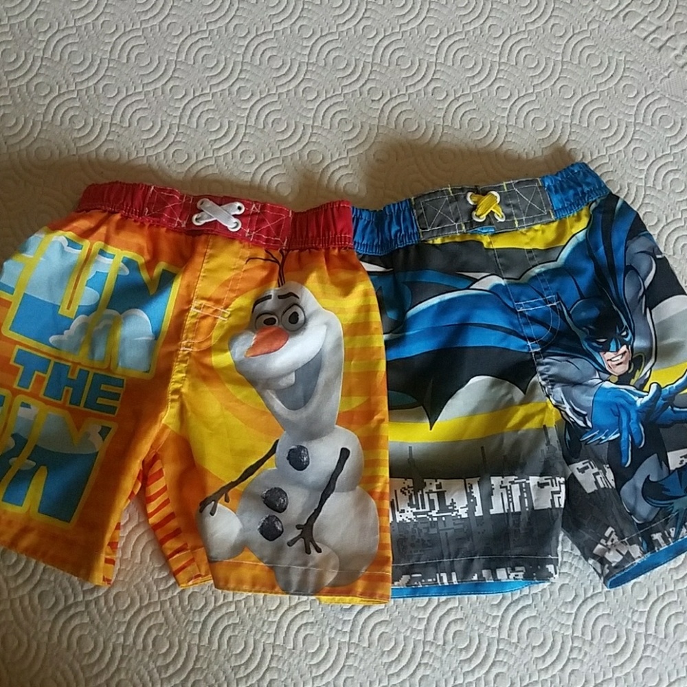 Two 2t swim trunks